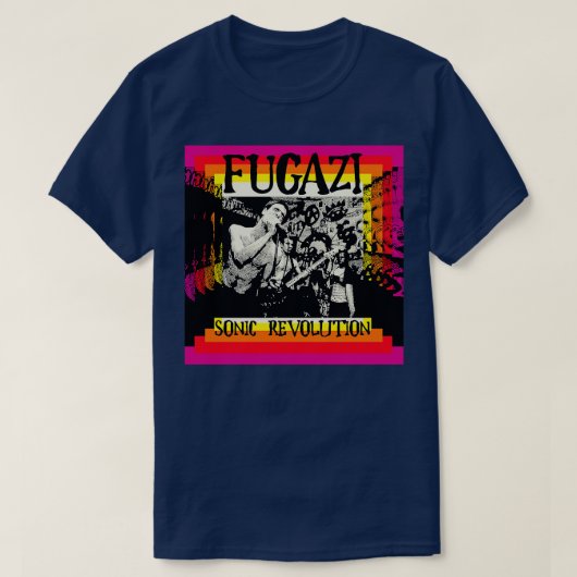 FUGAZI Retro Style T-shirt (Design voorkant)