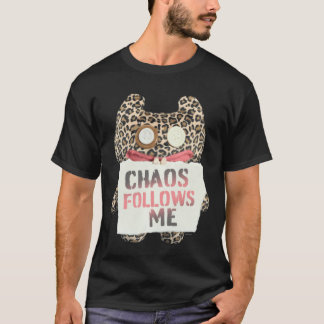 Fuggler Chaos Volgt Me Dierenprint Monster Pull T-shirt