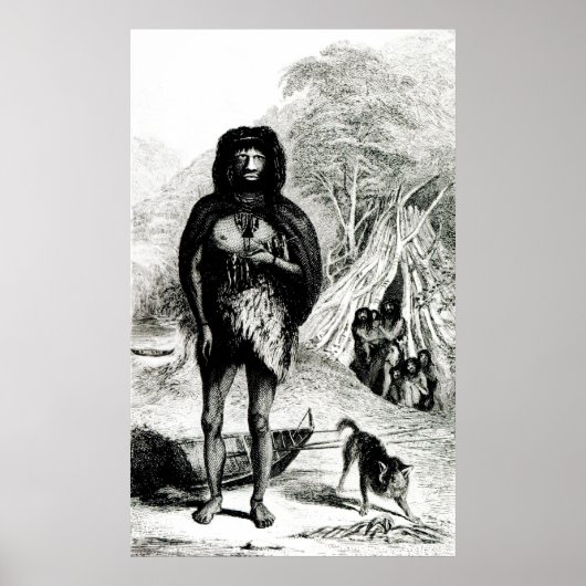 Fugiaans Man Poster (Voorkant)