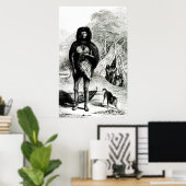 Fugiaans Man Poster (Thuiskantoor)