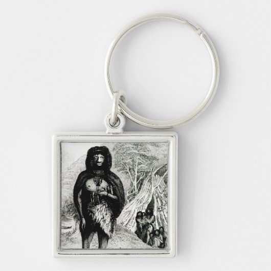 Fugiaans Man Sleutelhanger (Voorkant)
