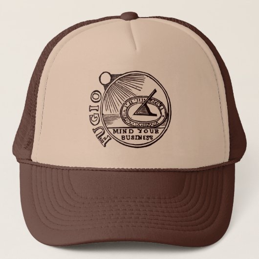 "FUGIO: BEDRIJF "BEDRIJF" Benjamin Franklin Trucker Pet (Voorkant)