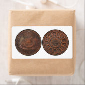 Fugio Cent Bemoei je met je bedrijf voor en achter Etiket (Insitu)