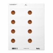 Fugio Cent denkt aan je zakelijke koper Penny Etiket (Full Sheet)