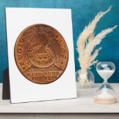 Fugio Cent denkt aan je zakelijke koper Penny Fotoplaat (Zijkant)