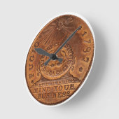 Fugio Cent denkt aan je zakelijke koper Penny Ronde Klok (Hoek)