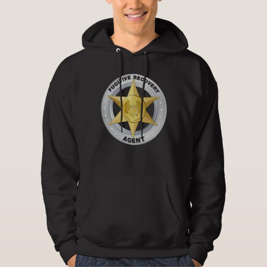 FUGITIVE RECOVERY AGENT BADGE HOODIE (Voorkant)