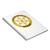 FUGITIVE RECOVERY AGENT BADGE NOTITIEBOEK (Rechterzijde)
