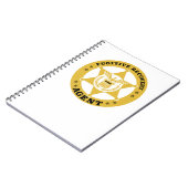 FUGITIVE RECOVERY AGENT BADGE NOTITIEBOEK (Linkerzijde)