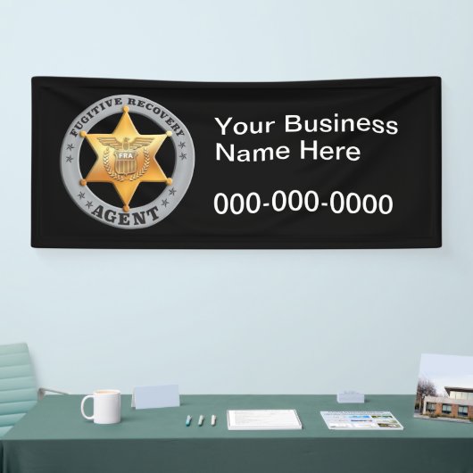 FUGITIVE RECOVERY AGENT BADGE SPANDOEK (Beurs)