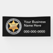 FUGITIVE RECOVERY AGENT BADGE SPANDOEK (Horizontaal)