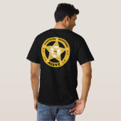 FUGITIVE RECOVERY AGENT BADGE T-Shirt (Achterkant volledig)