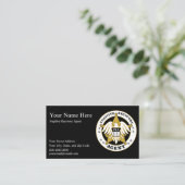 FUGITIVE RECOVERY AGENT BADGE Visitekaartje (Staand voorkant)