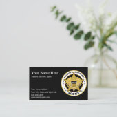 FUGITIVE RECOVERY AGENT BADGE Visitekaartje (Staand voorkant)