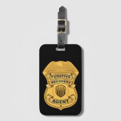 FUGITIVE RECOVERY AGENT-BAGAGELABEL BAGAGELABEL (Voorkant (verticaal))