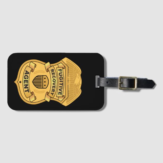 FUGITIVE RECOVERY AGENT-BAGAGELABEL BAGAGELABEL (Voorkant (horizontaal))