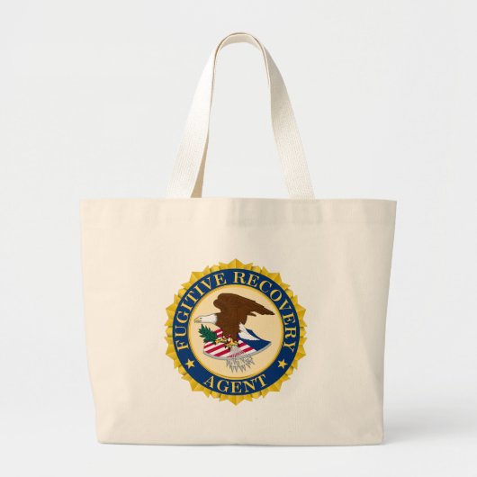 Fugitive Recovery Agent Grote Tote Bag (Voorkant)