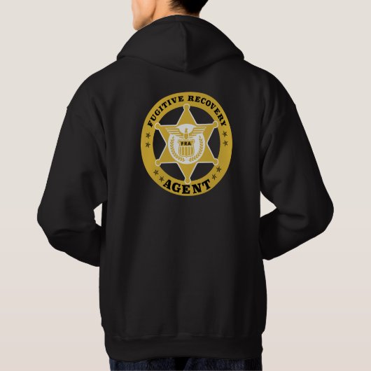 FUGITIVE RECOVERY AGENT Hoodie (Achterkant)