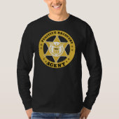 FUGITIVE RECOVERY AGENT Katoen T-shirt met lange m (Voorkant)