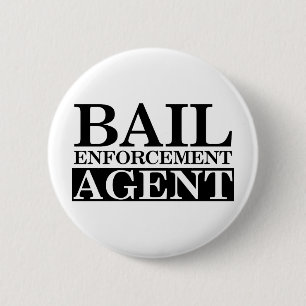 Fugitive Recovery Agent Ronde Button 5,7 Cm