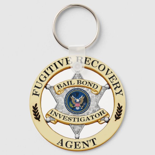 Fugitive Recovery Agent Sleutelhanger (Voorkant)