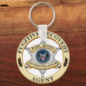 Fugitive Recovery Agent Sleutelhanger (Voorkant)