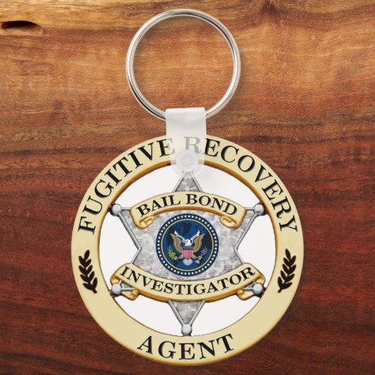 Fugitive Recovery Agent Sleutelhanger (Voorkant)