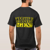 Fugitive Recovery Agent T-shirt (Achterkant)