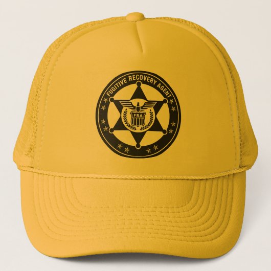Fugitive Recovery Agent Trucker hat Trucker Pet (Voorkant)