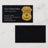 FUGITIVE RECOVERY AGENT Visitekaartjes (Voorkant / Achterkant)