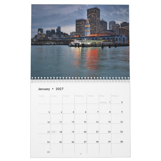Fuglee Cityscapes | Agenda 2015 Kalender (Jan 2027)