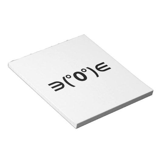 Fugu Kaomoji Japans Emoticon Notitieblok (Schuin)