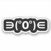 Fugu Kaomoji Japans Emoticon Sticker (Voorkant)