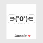 Fugu Kaomoji Japanse Emoticon-Sticker Sticker (Vel)