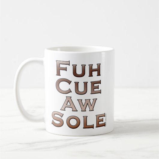 Fuh Cue Aw Sole Koffiemok (Links)