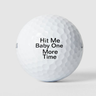FuHit Me Baby Nog één keer gepersonaliseerde golfb Golfballen