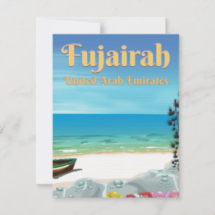 Fujairah United Arab Emirates strand poster