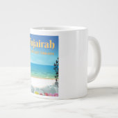 Fujairah United Arab Emirates strand poster Grote Koffiekop (Voorkant rechts)
