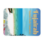 Fujairah United Arab Emirates strand poster Magneet (Horizontaal)