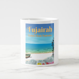 Fujairah Verenigde Arabische Emiraten strandposter Grote Koffiekop