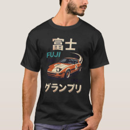 Fuji 1983 Vintage Grand Prix Racing Poster T-shirt