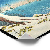 Fuji After Snow Hasui Kawase shin hanga scene Poster (Hoek)