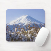Fuji bedekt met sneeuw muismat (Met muis)