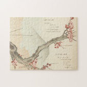 Fuji Behind a Blossoming Plum Tree Legpuzzel (Horizontaal)