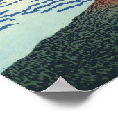 Fuji Bergen in Kerstmis,  Japanse kunst Poster (Hoek)