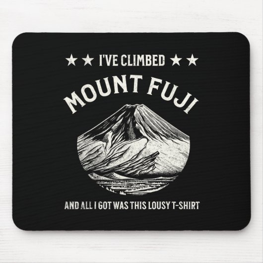Fuji bergtop, Klimmen, Wandelen Muismat (Voorkant)