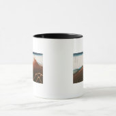 Fuji boven de bliksem' mok (Midden)