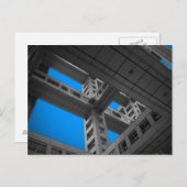 Fuji Building op de hele weg Briefkaart (Voorkant / Achterkant)