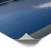 Fuji en reflectie in het meer van Kawaguchi, Japan Poster (Hoek)