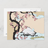 Fuji en Sakura Briefkaart (Voorkant / Achterkant)